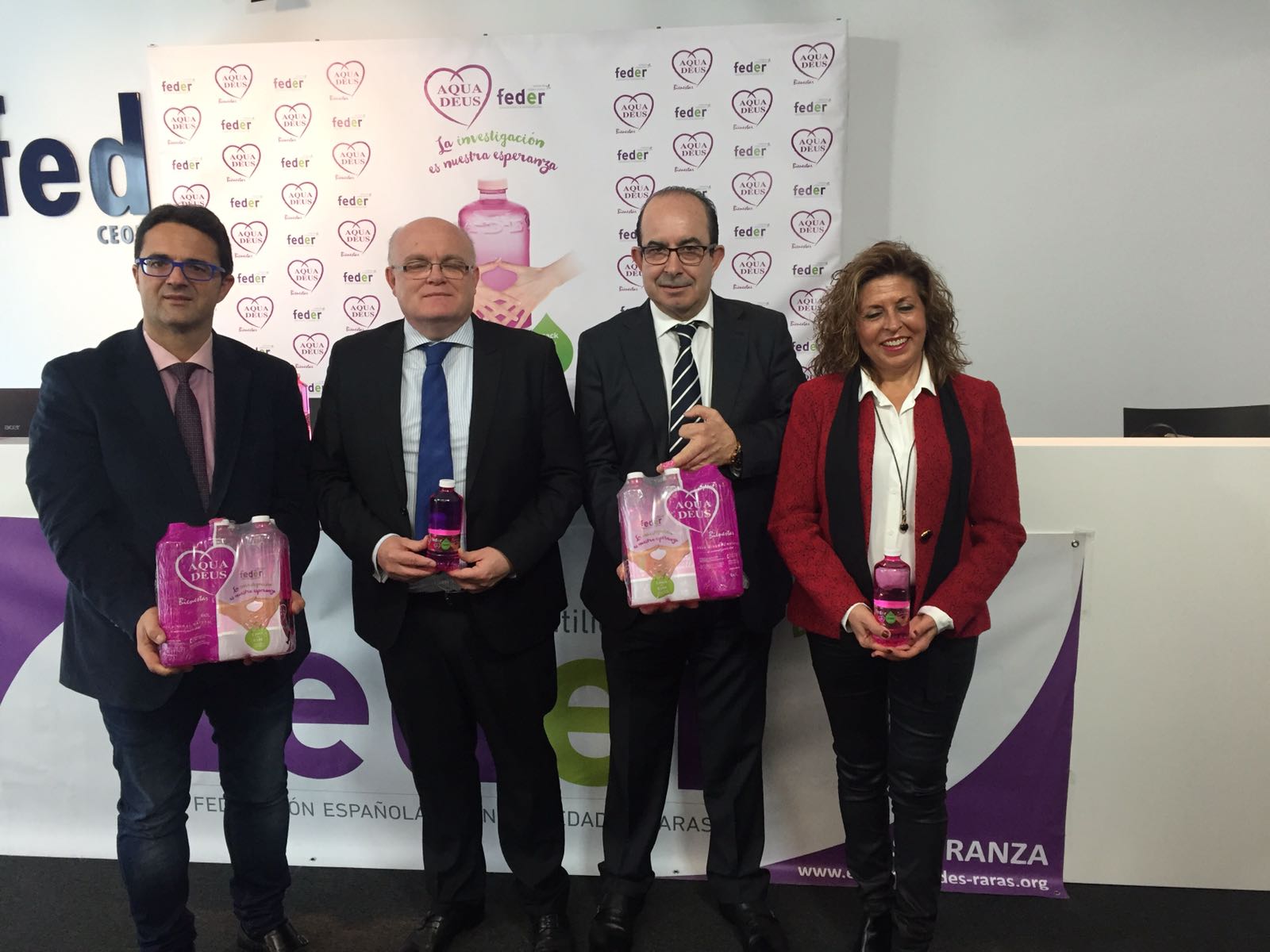 Aquadeus dona a la asociación Feder