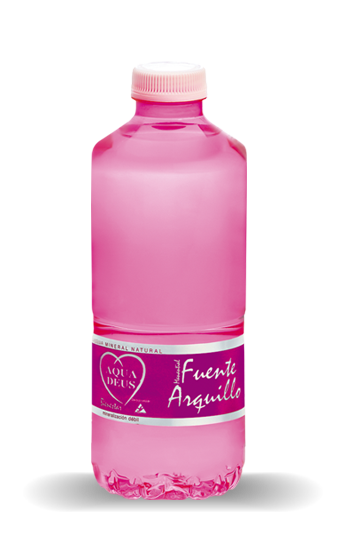 Botella rosa Aquadeus 0,5 litros