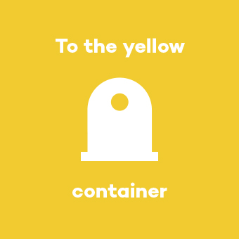 To the yellow container