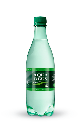 Botella de agua con gas Aquadeus