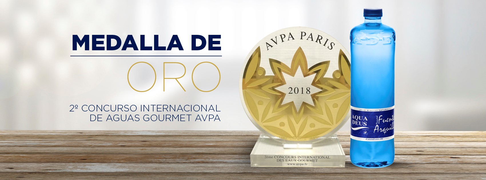 Medalla de oro en Aquadeus