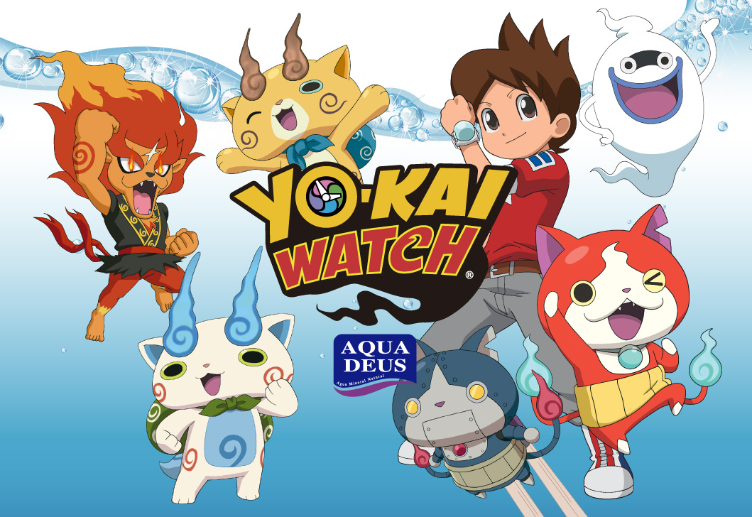 Botellas de Yo-kai Watch: Nuevos empaques de Aquadeus