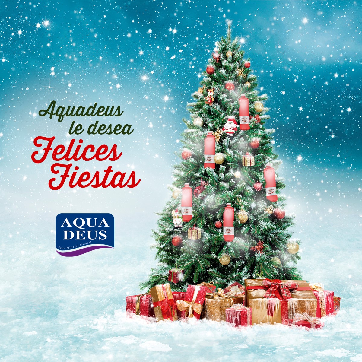 Aquadeus le desea felices fiestas