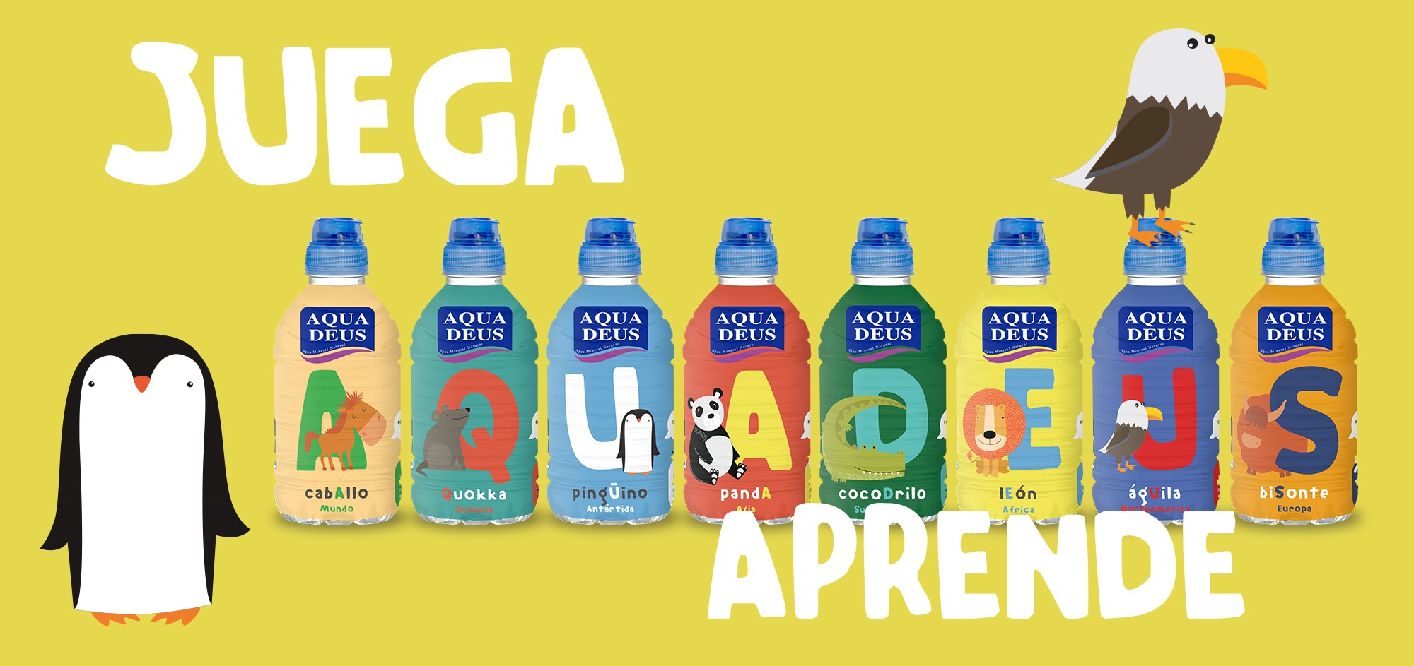 Botellas para niños de Aquadeus