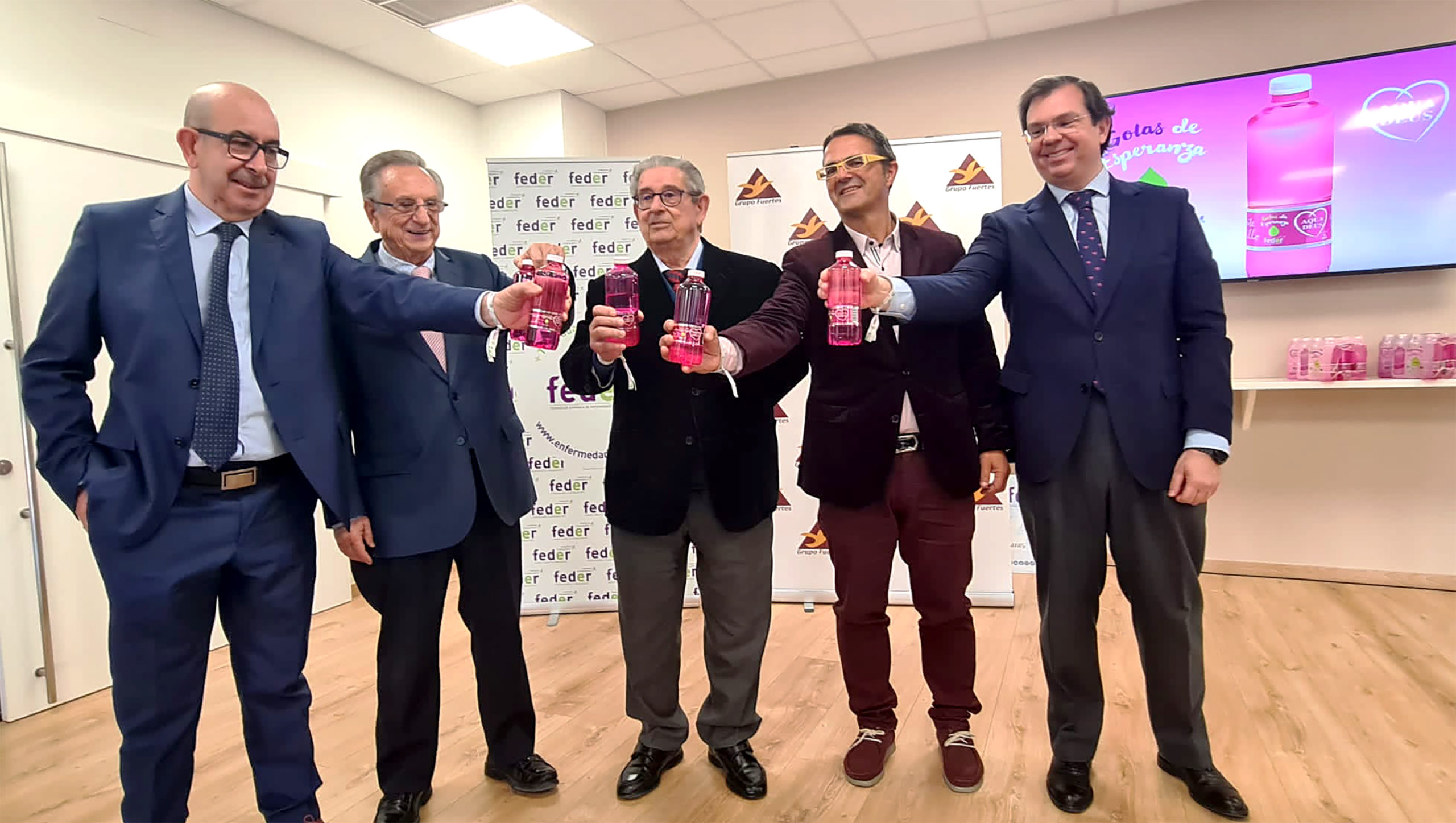 Donación Aquadeus a FEDER rare diseases