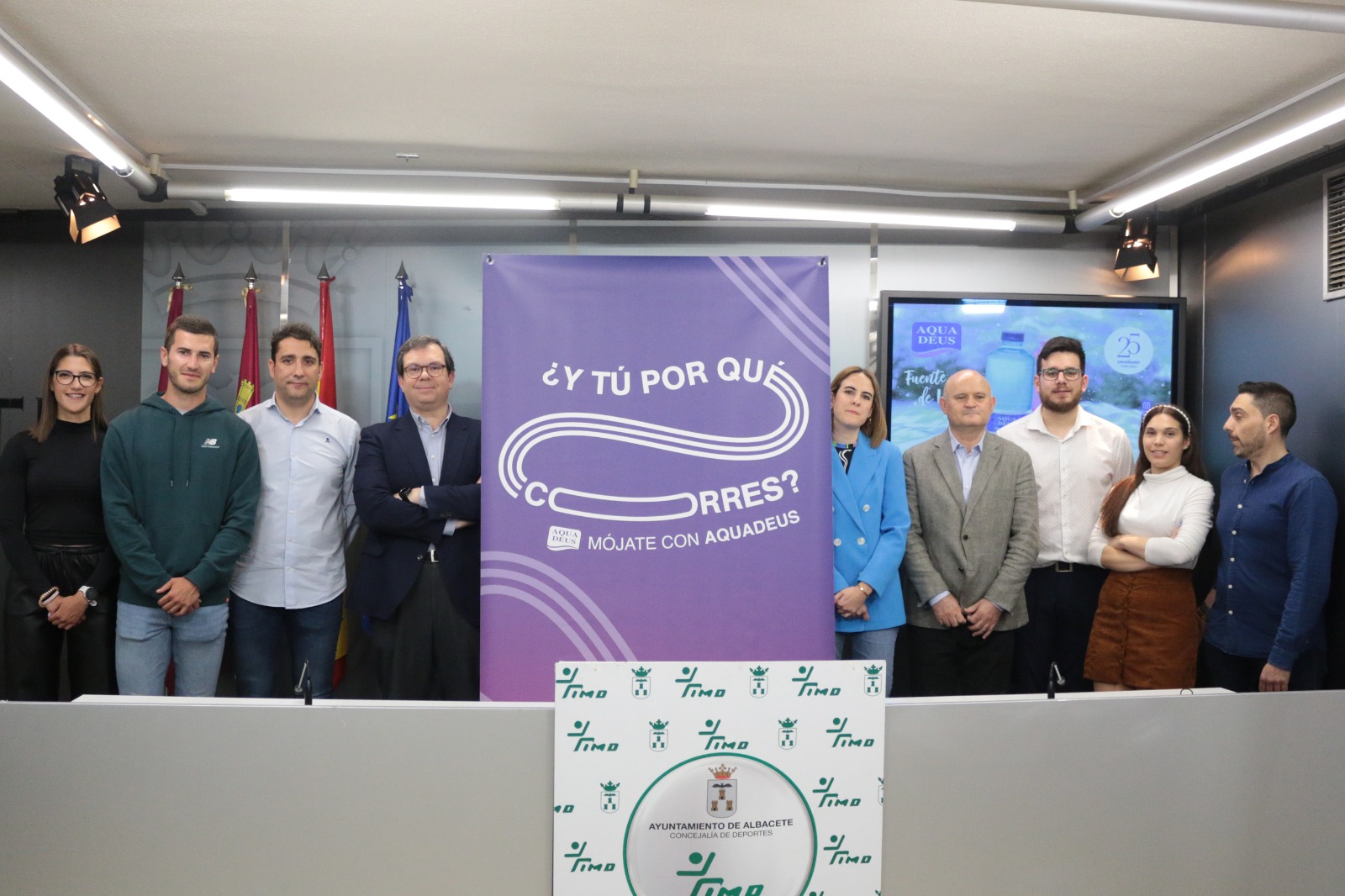 AQUADEUS busca corredores: Campaña mójate con Aquadeus